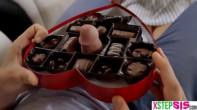 Valentines day made my teenager stepsister Elsa Jean sad