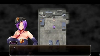 Karryn's prison [PornPlay manga game] Ep.12 harsh 3 way with a slime monster and a thug