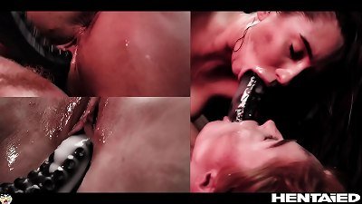 Real Life anime porn - Jia Lissa & Liya Silver Creampied and boned all the way through by Aliens